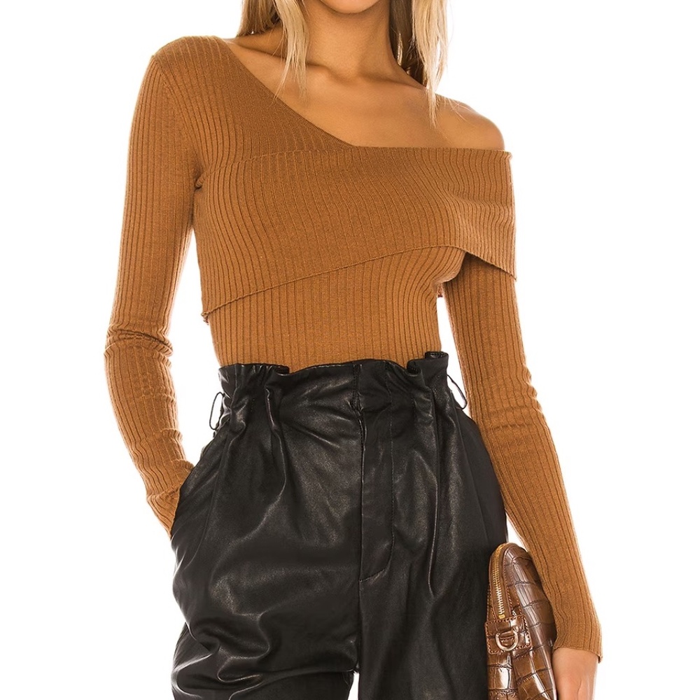 Lovers + Friends Booker Sweater in Camel